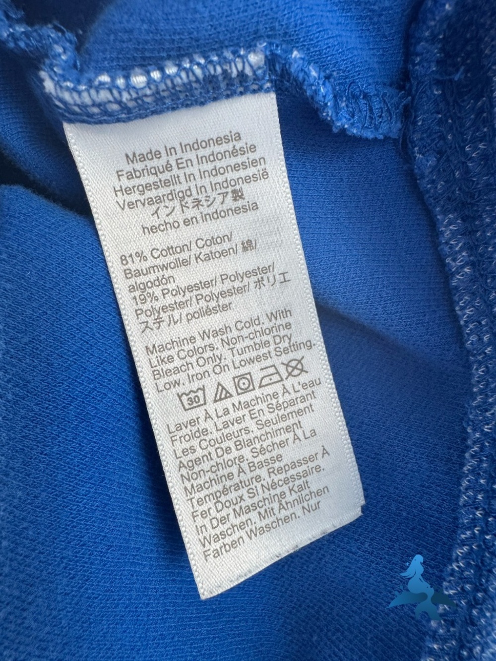 1311 J.Crew Performance Bird's-Eye Quarter-Zip Pullover - L - Blue - Picture 14 of 16